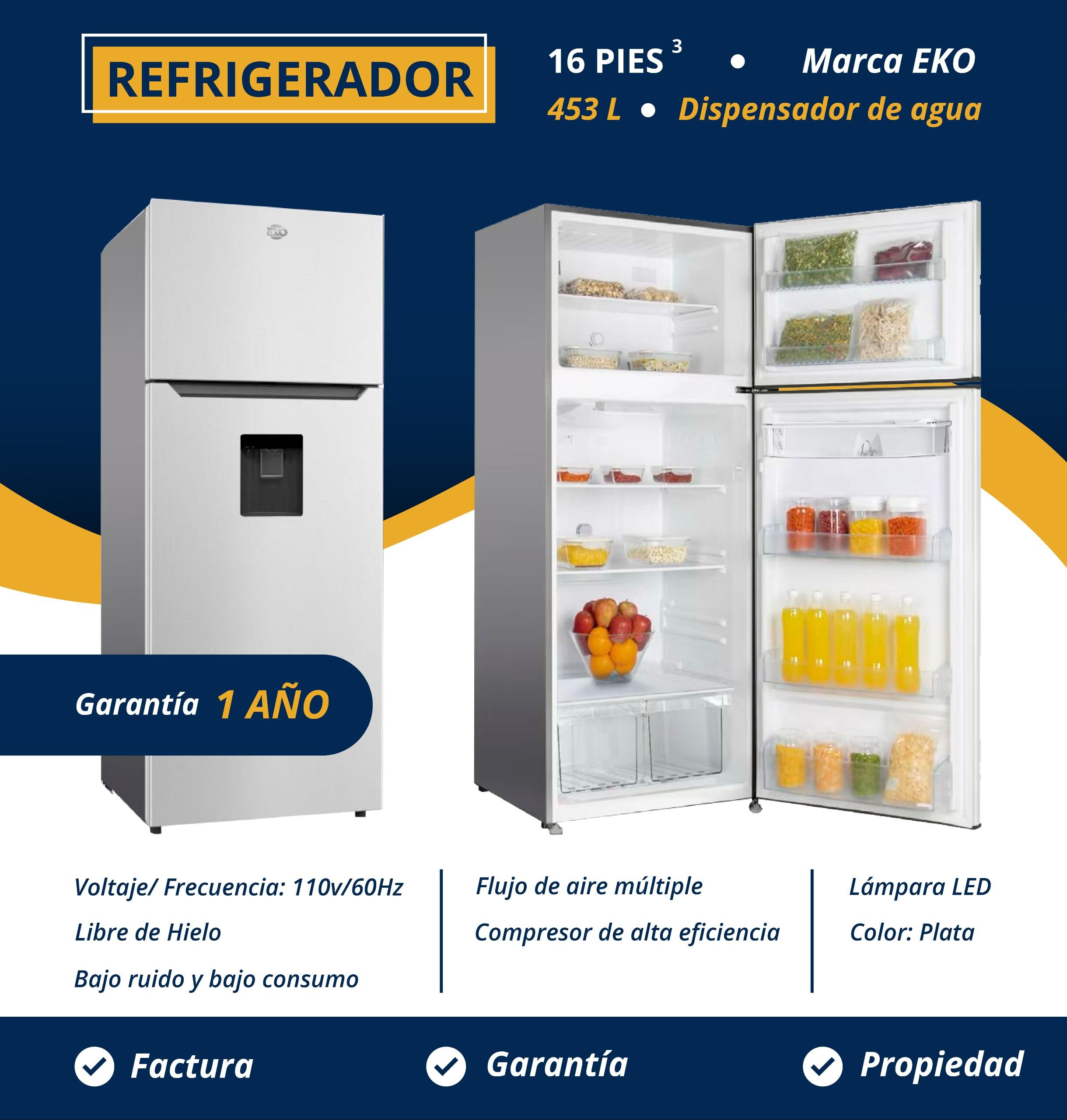 1e331cb94ba344b9b47c761ecfce3bd5.jpeg Refrigerador 16 Pies³ - Image 1