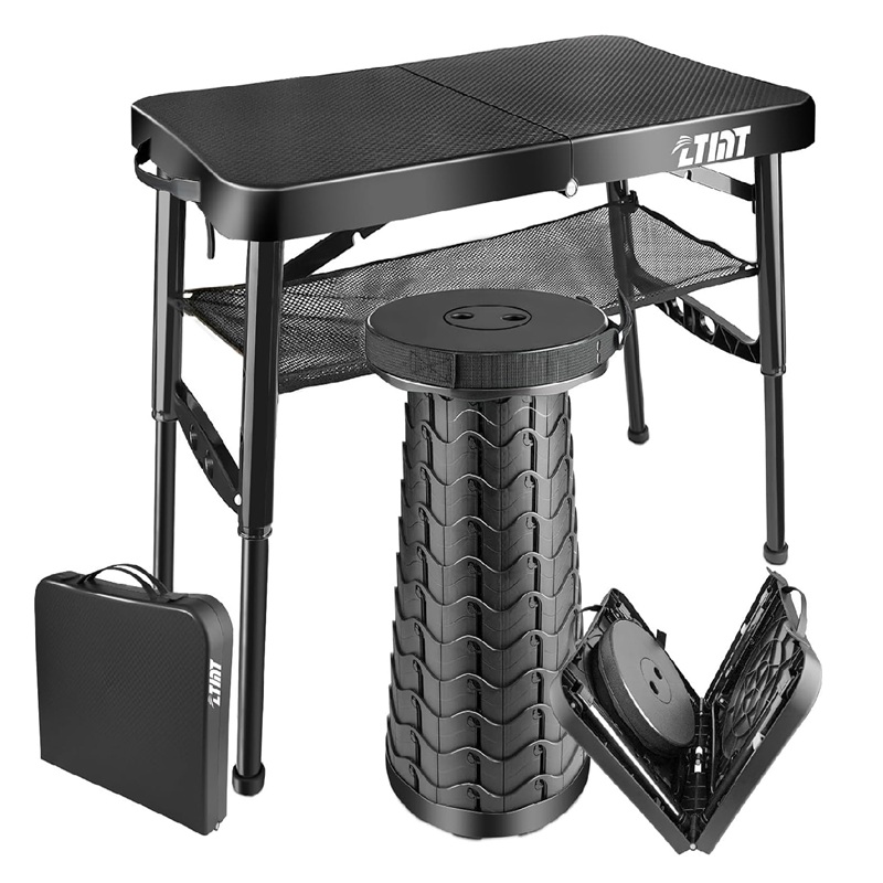 Mesa y Taburete Plegable ZTMT