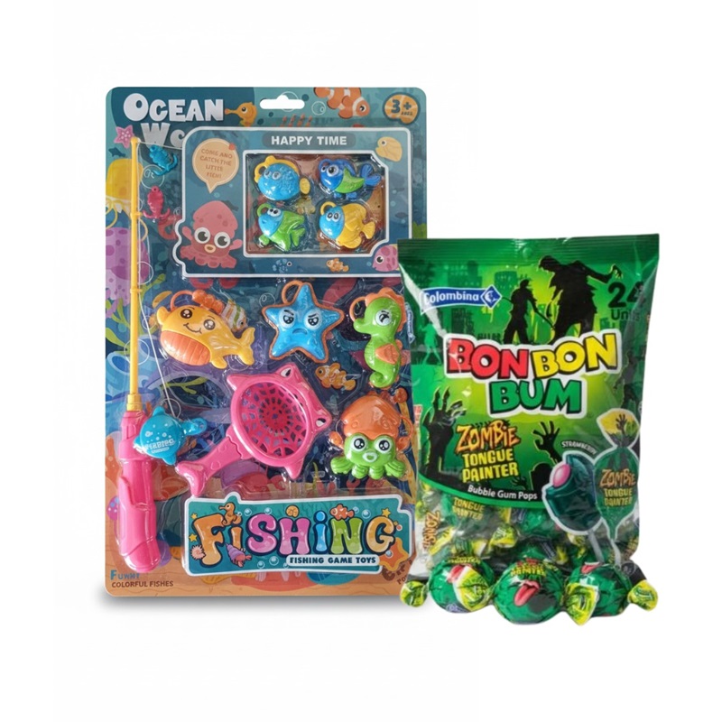Combo Juego de Pesca y Chupa Chups