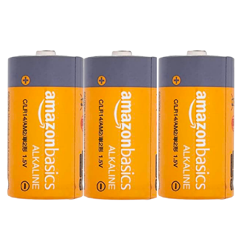 Baterías Alcalinas C de 1.5V