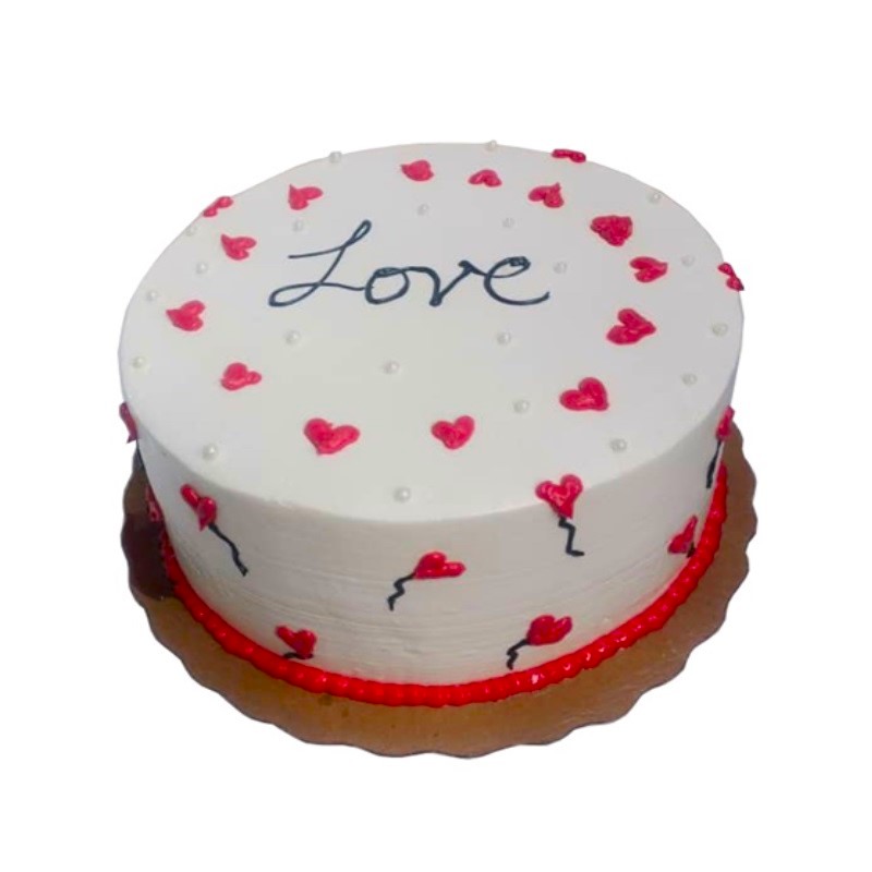 Cake Globos de Corazoncitos