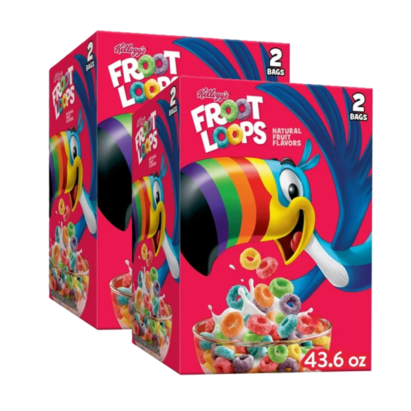 Cereal de Desayuno Froot Loops-Pack 2