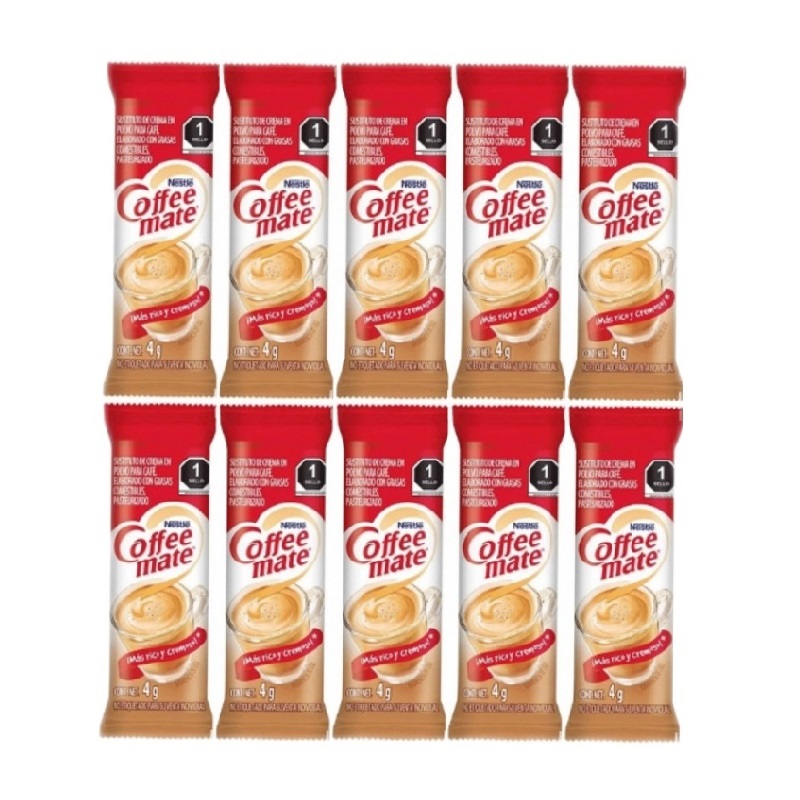 Paqueticos de Coffee Mate