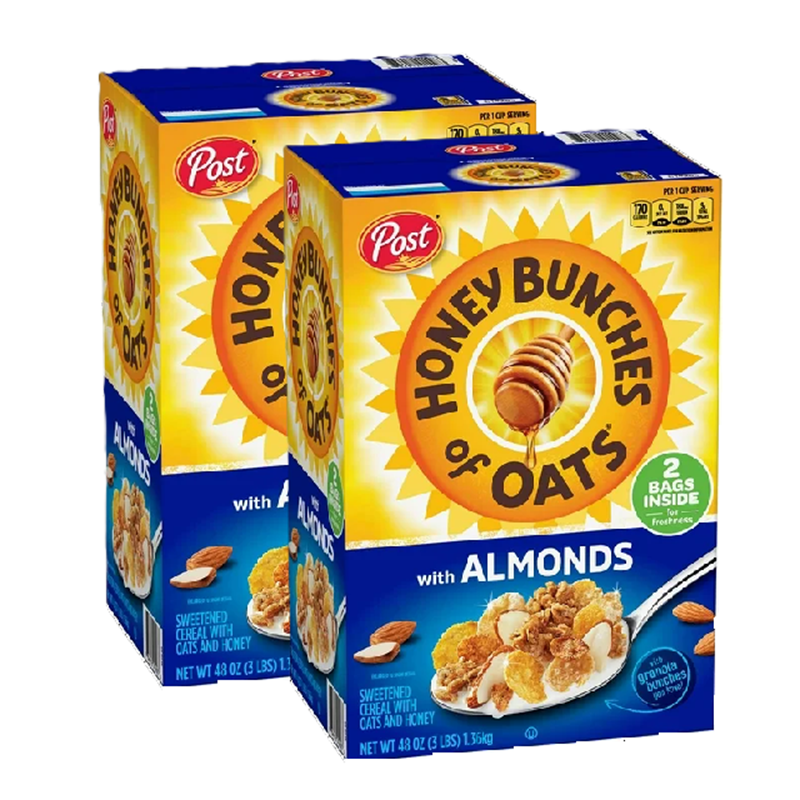 Cereal Avena Miel y Almendras-Pack 2