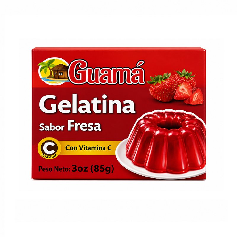 Gelatina de Fresa