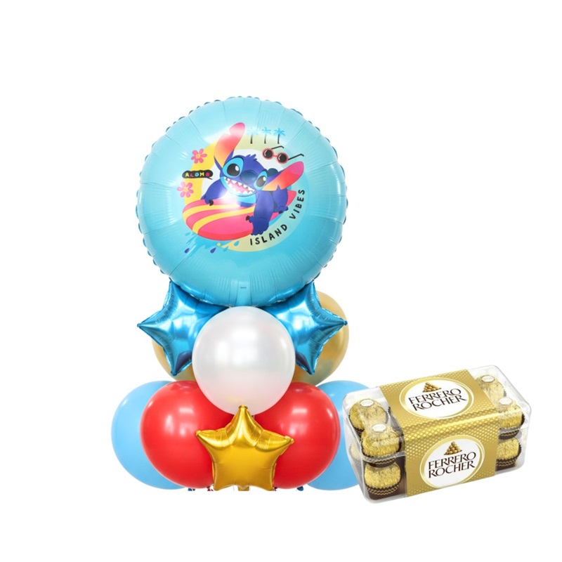 Combo Bouquet Lilo y Stitch