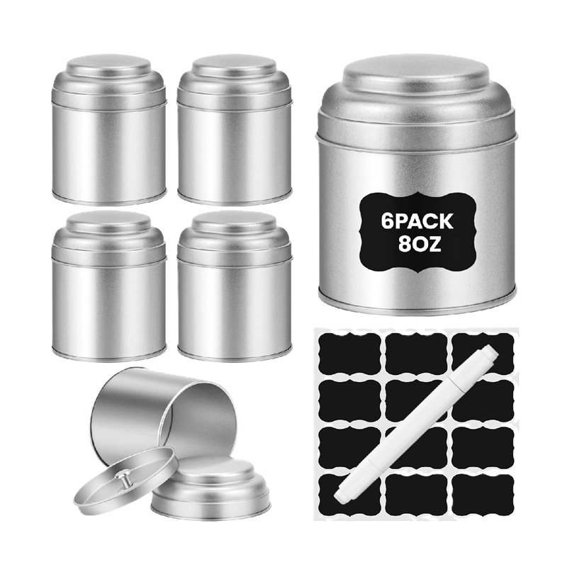 Latas de Té con Tapas Dobles