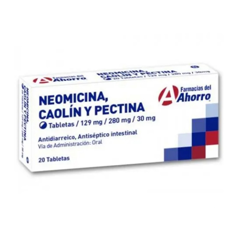 Neomicina, Caolín, Pectina