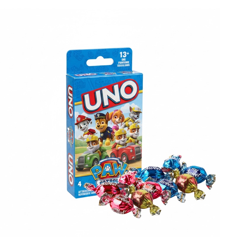Combo UNO Paw Patrol y Bombones