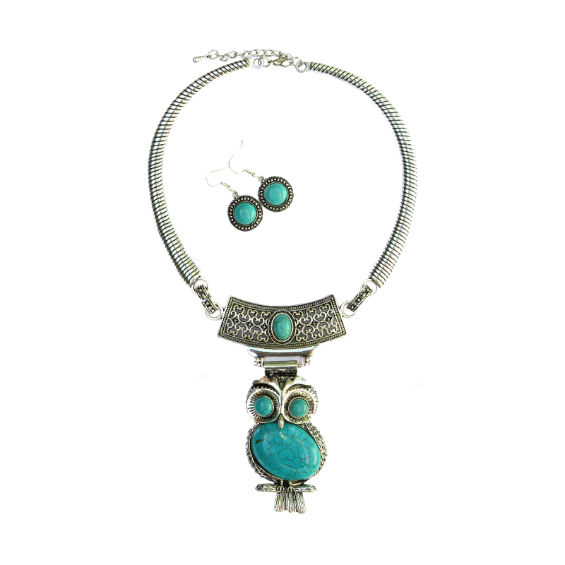 Set Acero y Turquesa I255