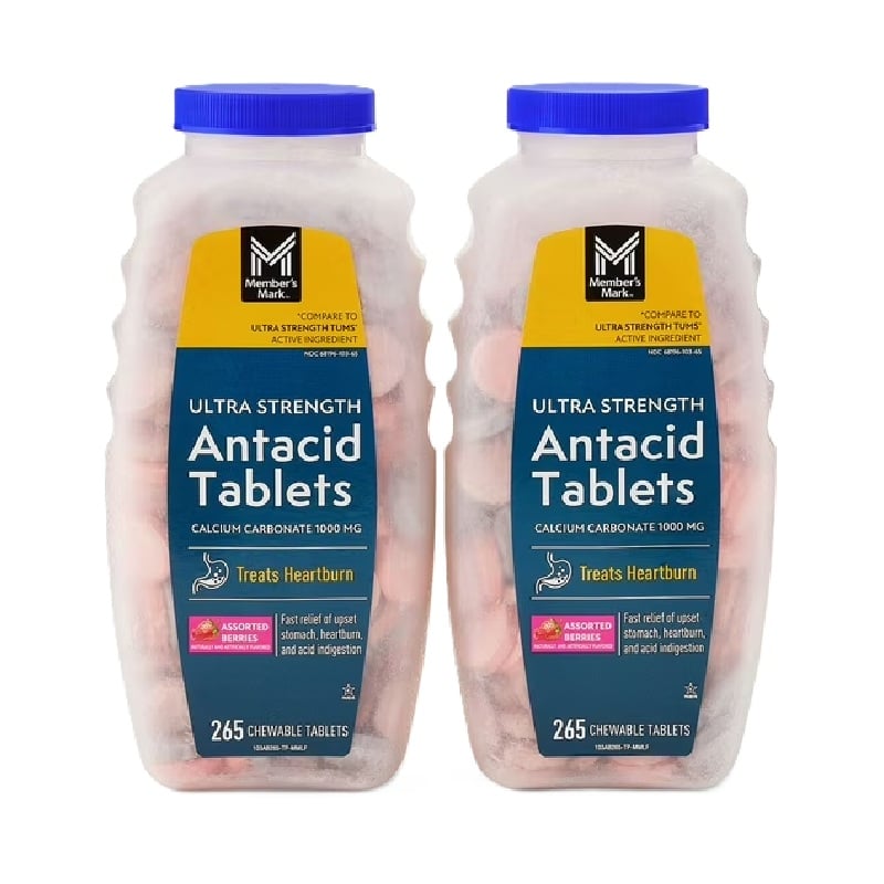 Tabletas Masticables Antiácidas