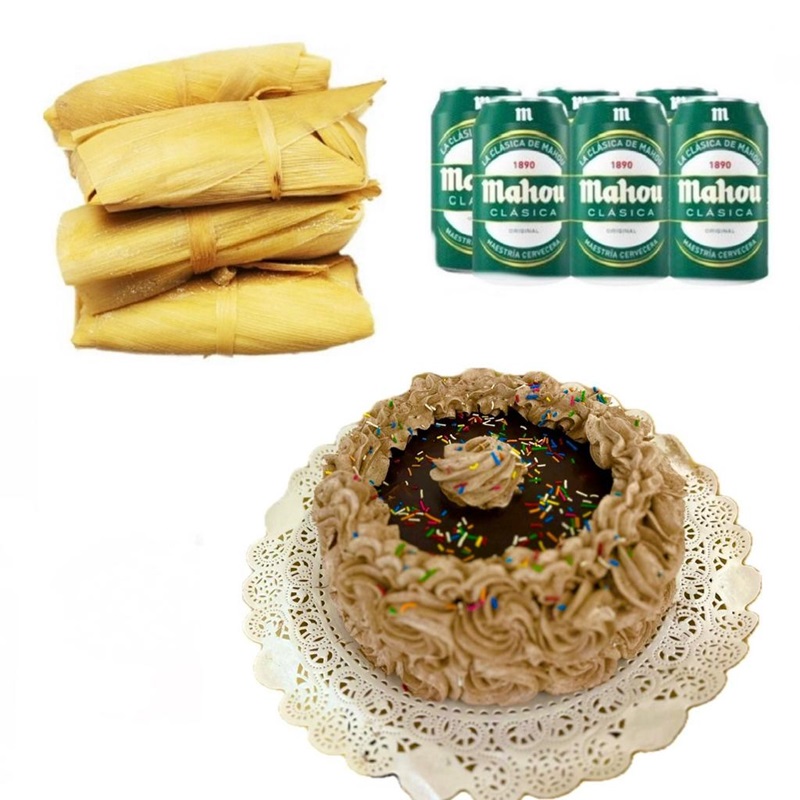 Tamales + Cervezas + Tarta
