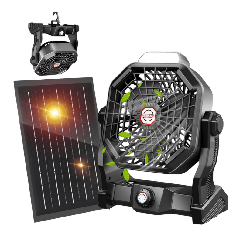 Ventilador Solar Recargable