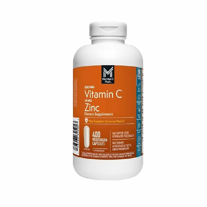 Cápsulas de Vitamina C con Zinc