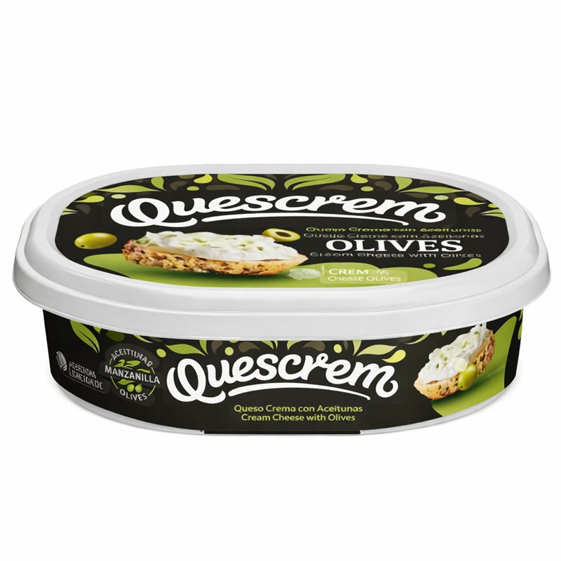Queso Crema con Aceitunas