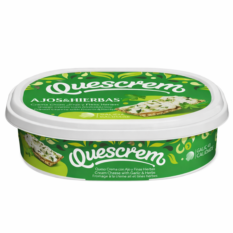 Queso Crema con Ajo y Hierbas