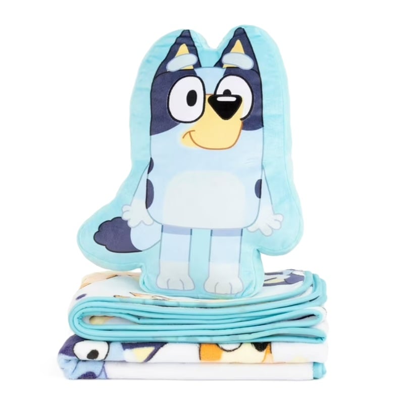 Juego de Almohada y Manta Bluey
