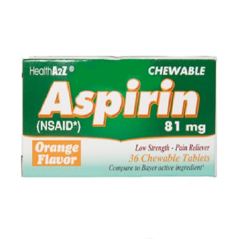 cuba-alimentos-restaurantes-viajes-envios-medicina-aspirina-sabor-naranja-healtha2z Aspirina sabor a Naranja HealthA2Z - Imagen 1