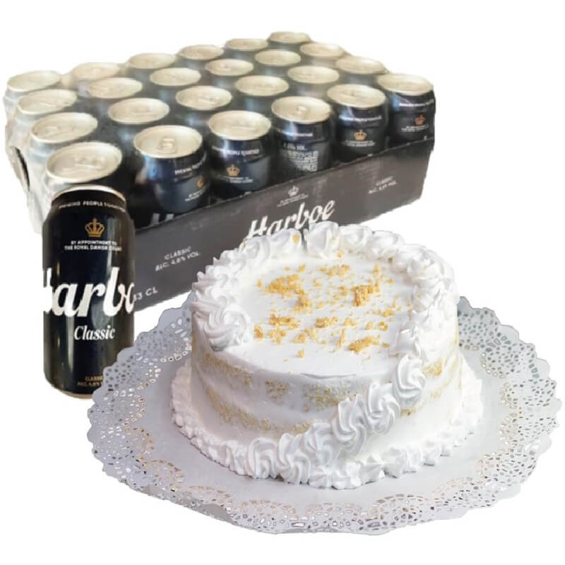 Cake + Caja de Cervezas