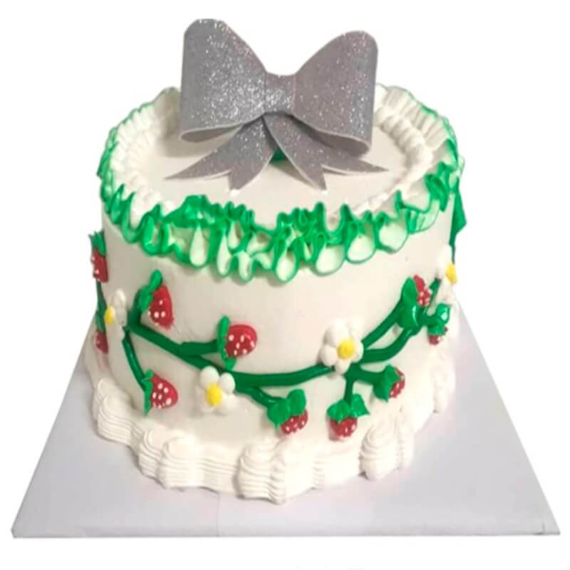 cuba-alimentos-restaurantes-viajes-envios-medicina-cake-lazo-plateado-coquett Cake Lazo Plateado Coquett - Imagen 1