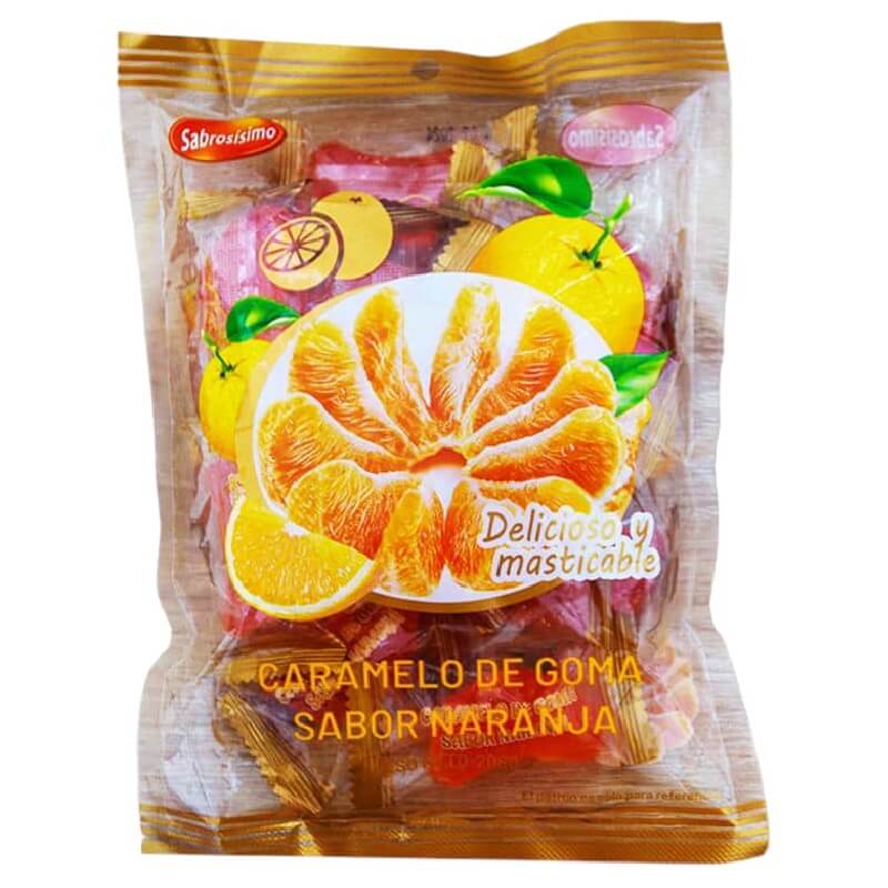 Caramelos de Goma de Naranja
