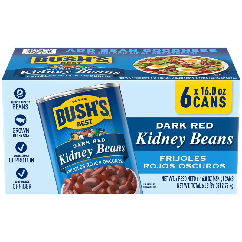 Frijoles Rojos Oscuros Pack 6