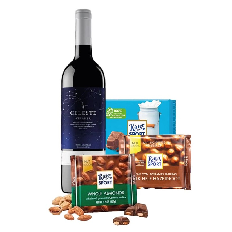 Combo Chocolate y Vino