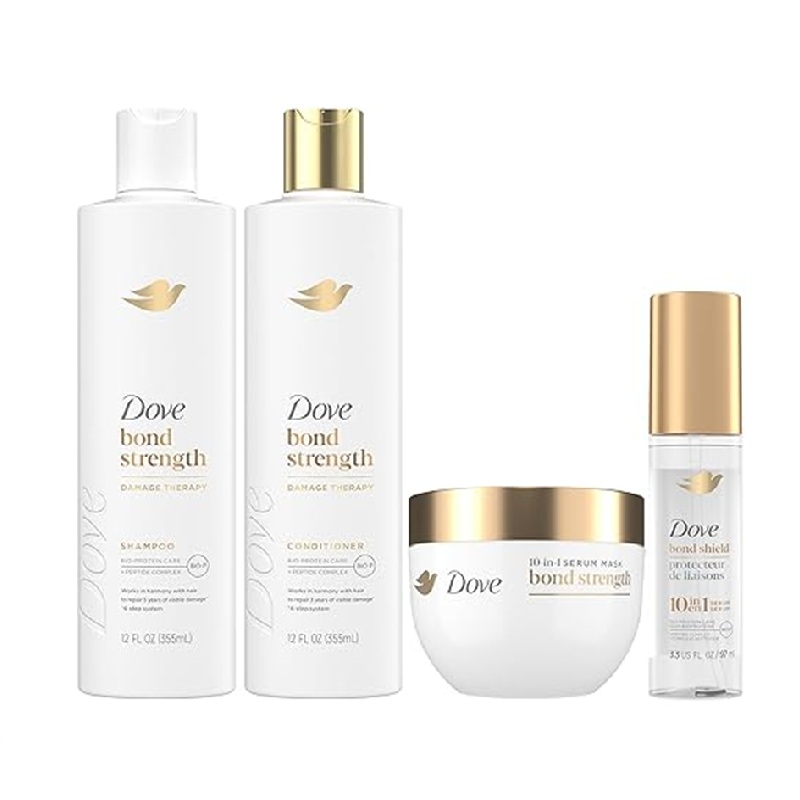 Set Shampoo Acondicionador, Suero Escudo y Mascarilla
