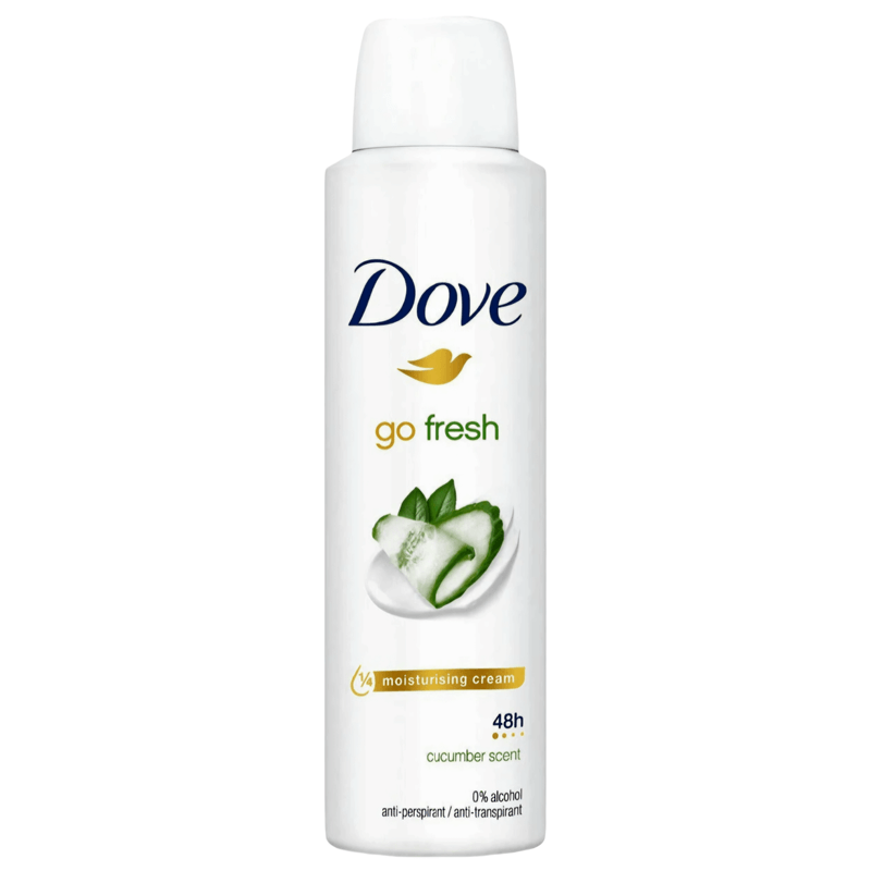 cuba-alimentos-restaurantes-viajes-envios-medicina-desodorante-dove-go-fresh-spray-pepino Desodorante Dove Go Fresh Pepino - Imagen 1