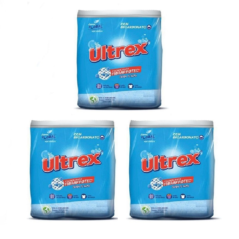 Detergente en polvo 3 unidades