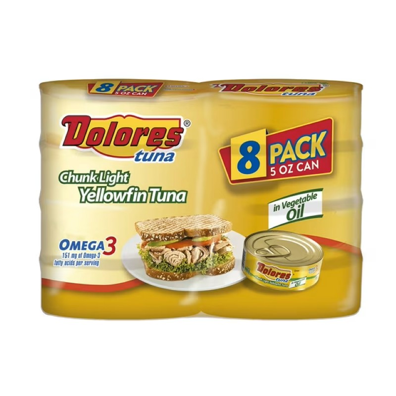 Atún Aleta Amarilla En Aceite Pack 8