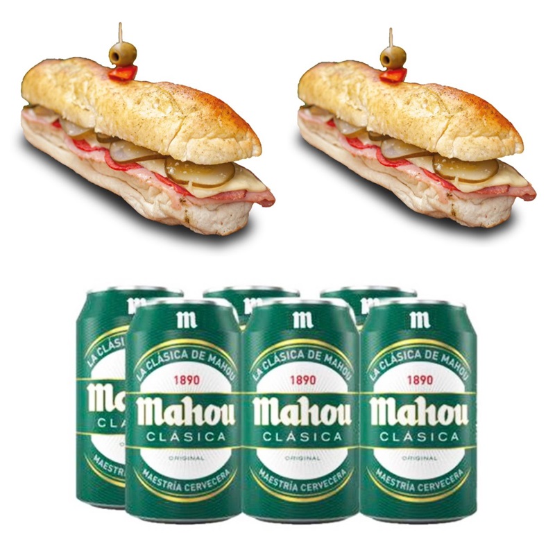 Dúo Sandwich Cubano + Cervezas
