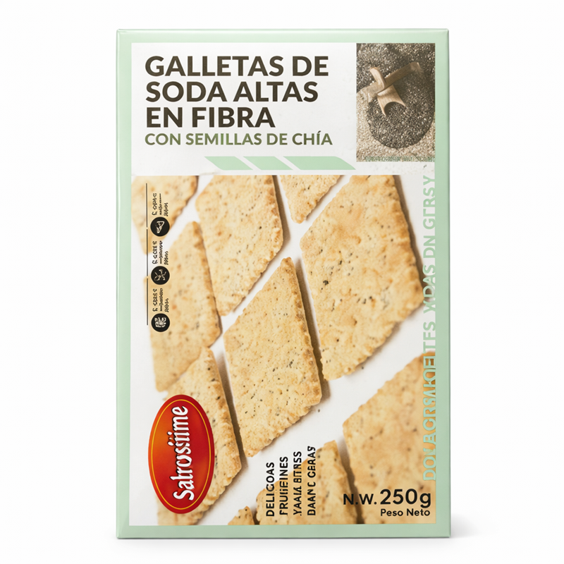 Galletas Soda Chia