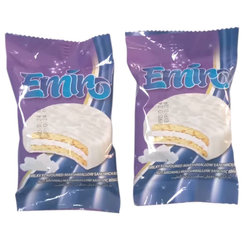 Galletas Sándwich de Malvavisco con Sabor a Leche