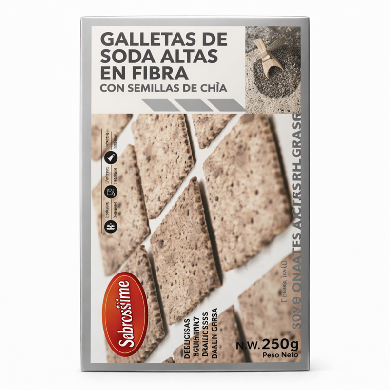 Galletas Soda Alta Fibra