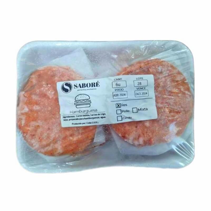Hamburguesas de Res