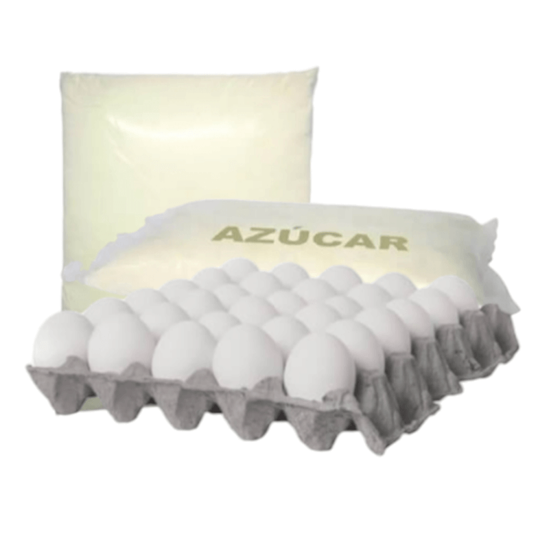 Huevo + Azúcar + Leche en Polvo