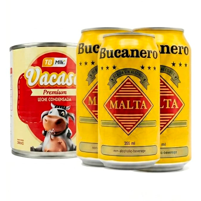 Maltas + Leche Condensada