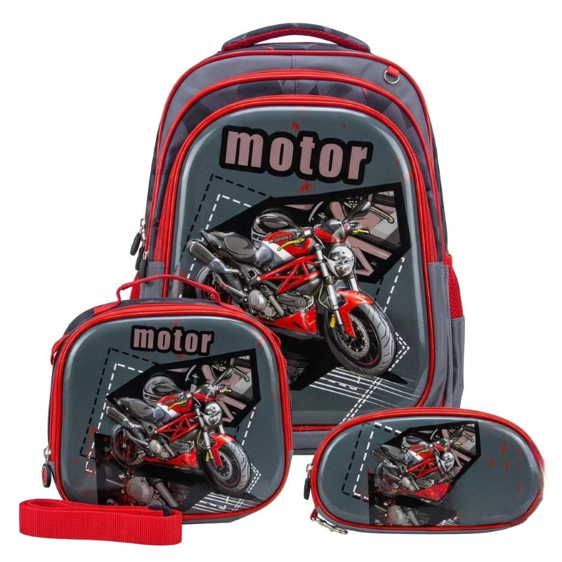 Mochila De Tres Piezas Para Niños
