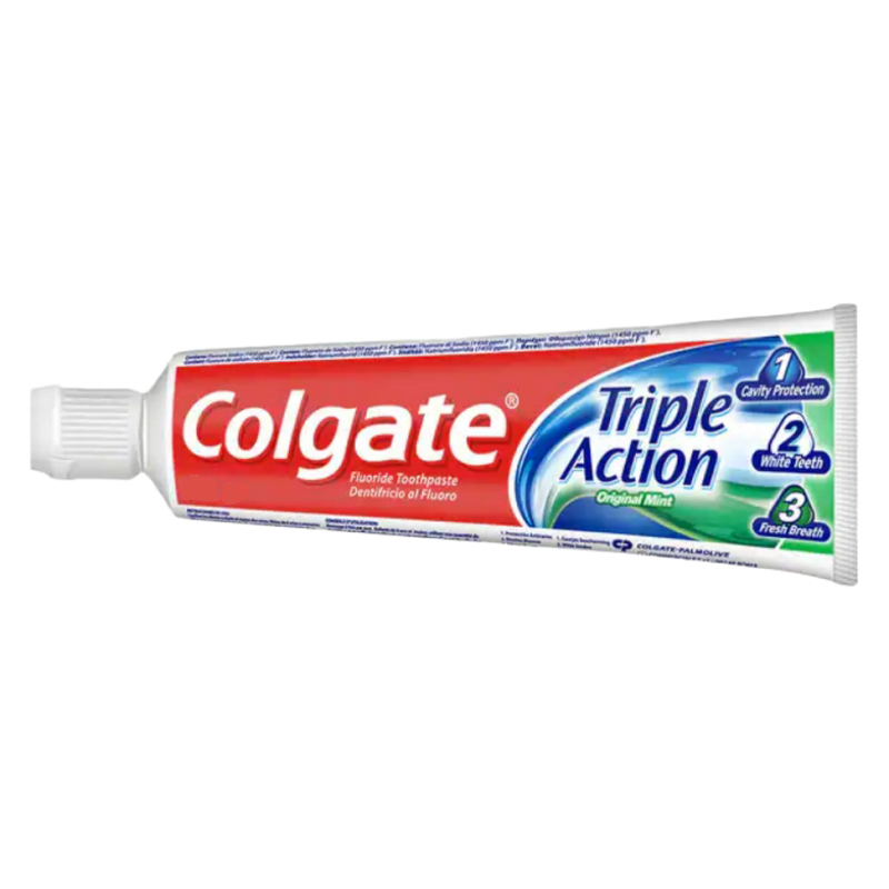 cuba-alimentos-restaurantes-viajes-envios-medicina-pasta-dental-colgate-triple-accion Pasta Dental Colgate Triple Accion 226g - Imagen 1