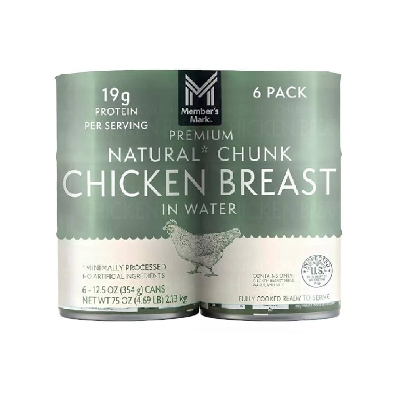 Trozos Pechuga Pollo Natural Pack 6