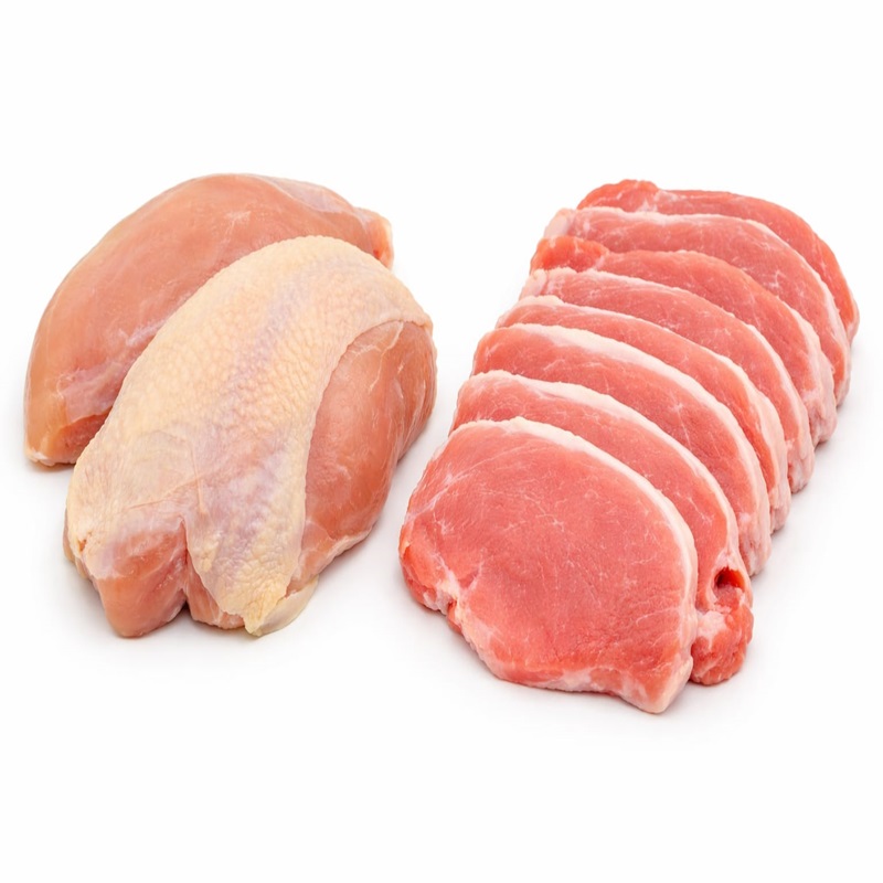 Pechuga de Pollo + Lomo de Cerdo