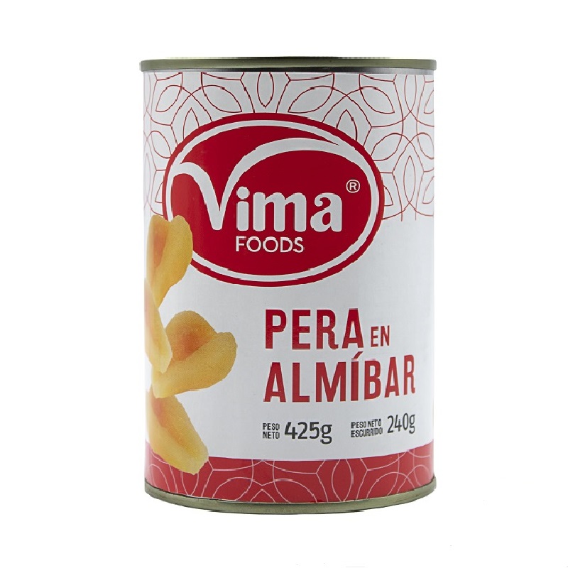 Pera en Almíbar