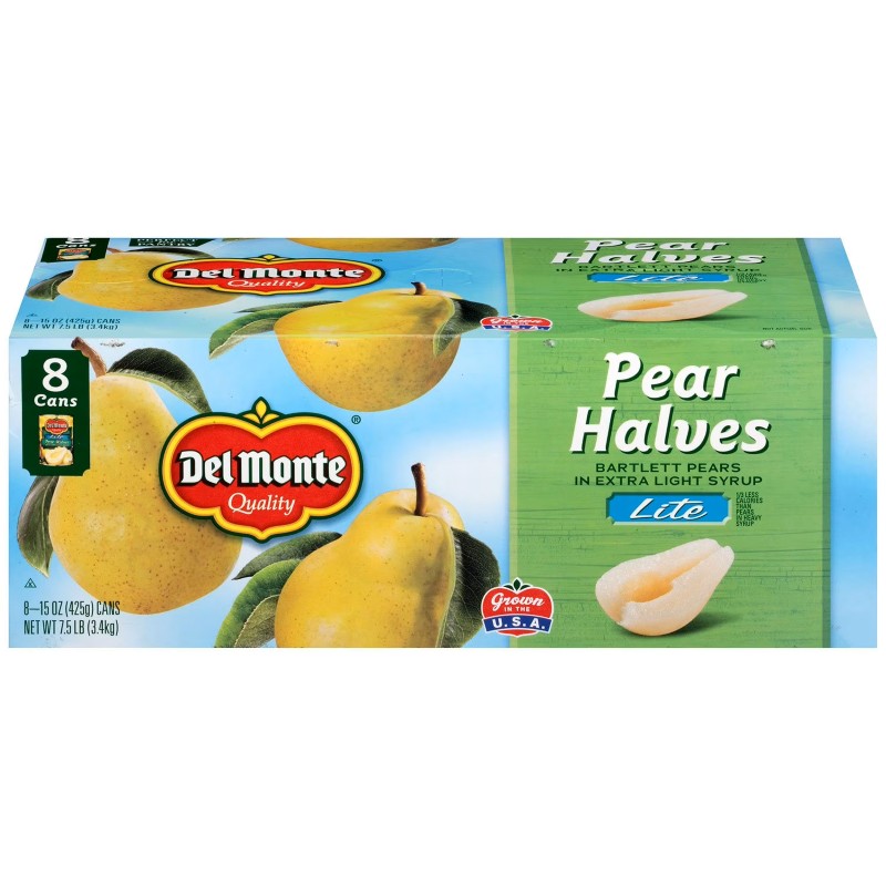 Mitades De Peras Pack 8