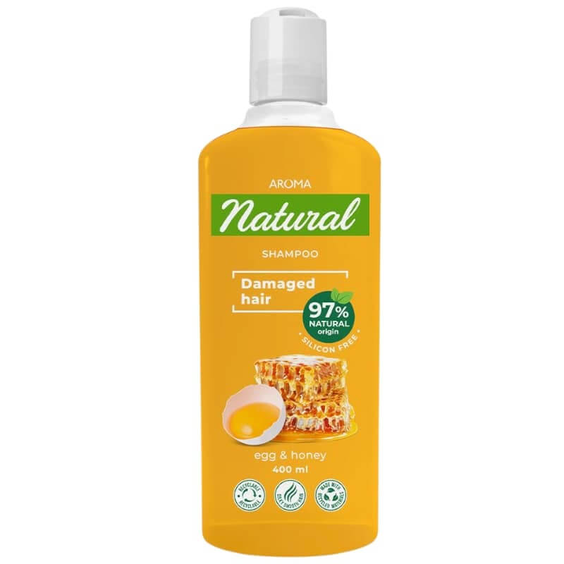 Shampoo Natural Huevo y Miel