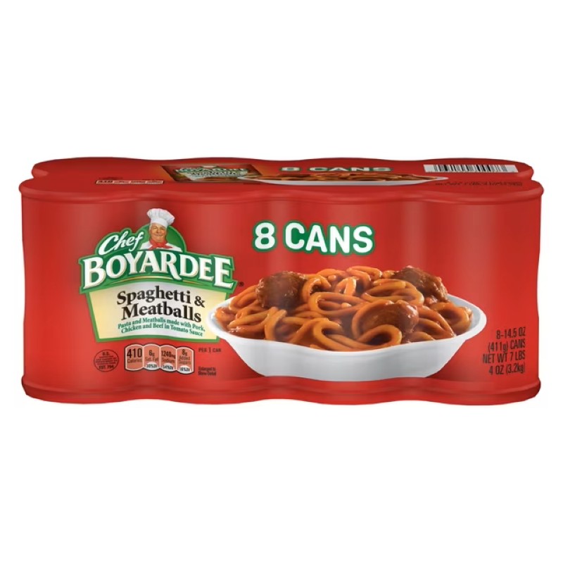 Espaguetis con Albóndigas Pack 8
