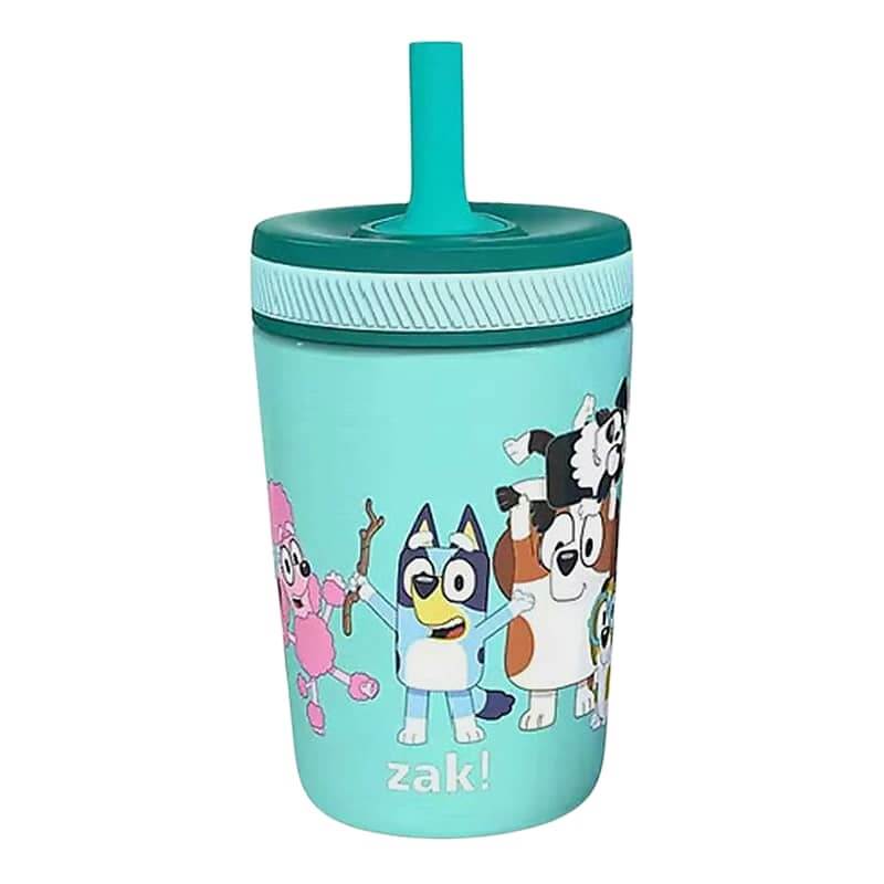 Vaso con Popote Bluey y Amigos
