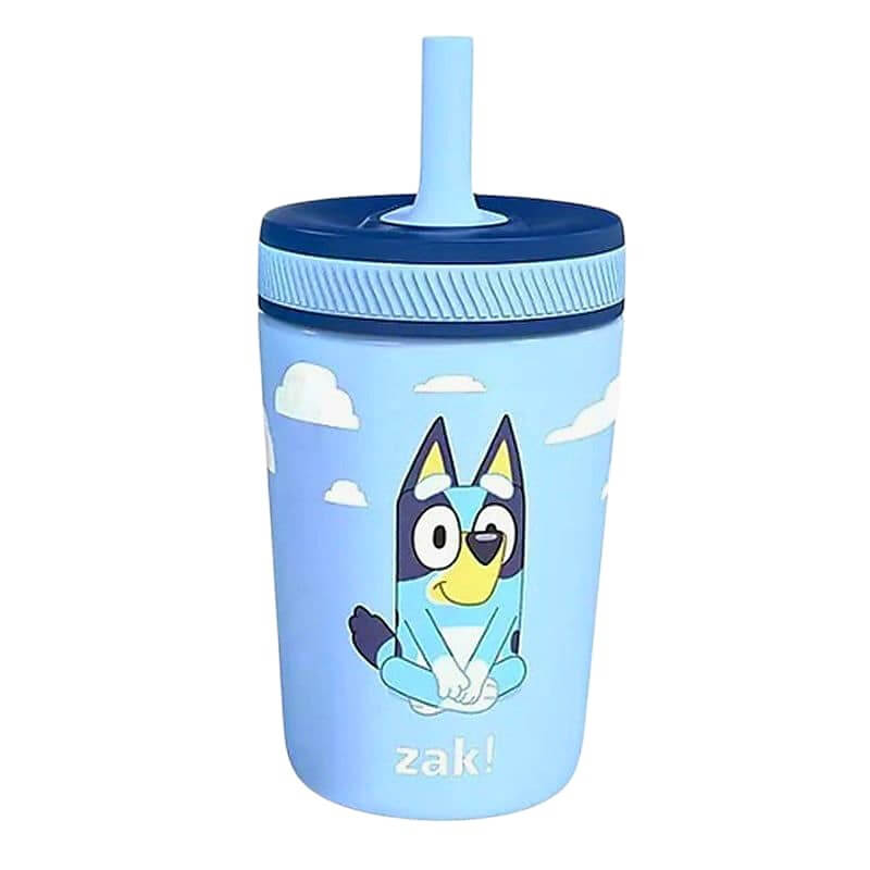 Vaso con Popote Bluey