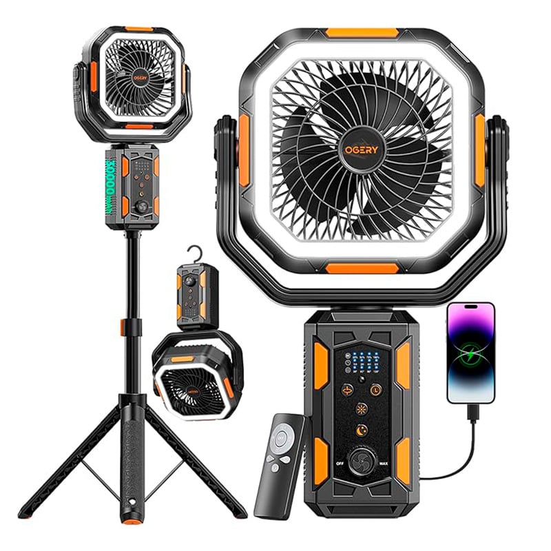 Ventilador Camping Con Soporte