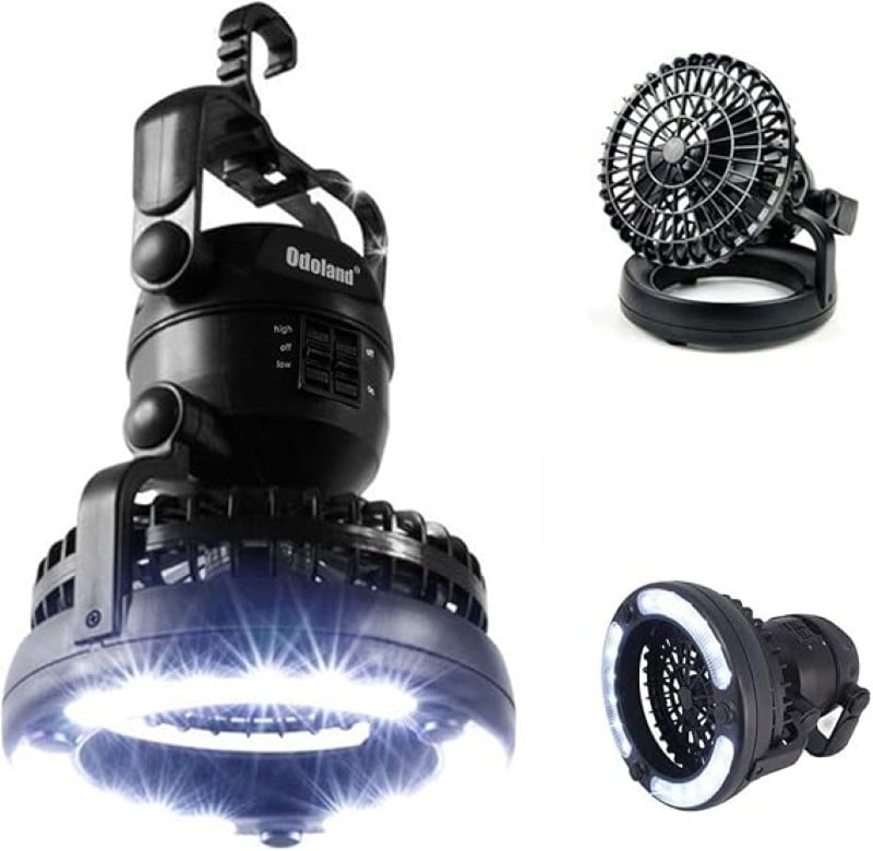 Linterna Camping Con Ventilador